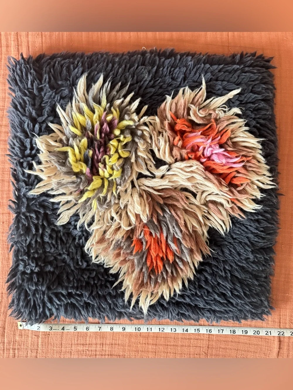 Natural Life shag pillow cover